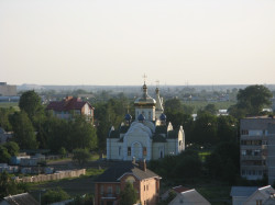 from homel 
Царква Казанскай іконы Божай Маці ў пасёлке Брылёў (Мічурынскае), 2012 г. 
2016-03-23 12:44:58
