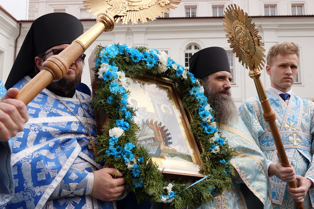 The feast of Annunciation in Supraśl monastery