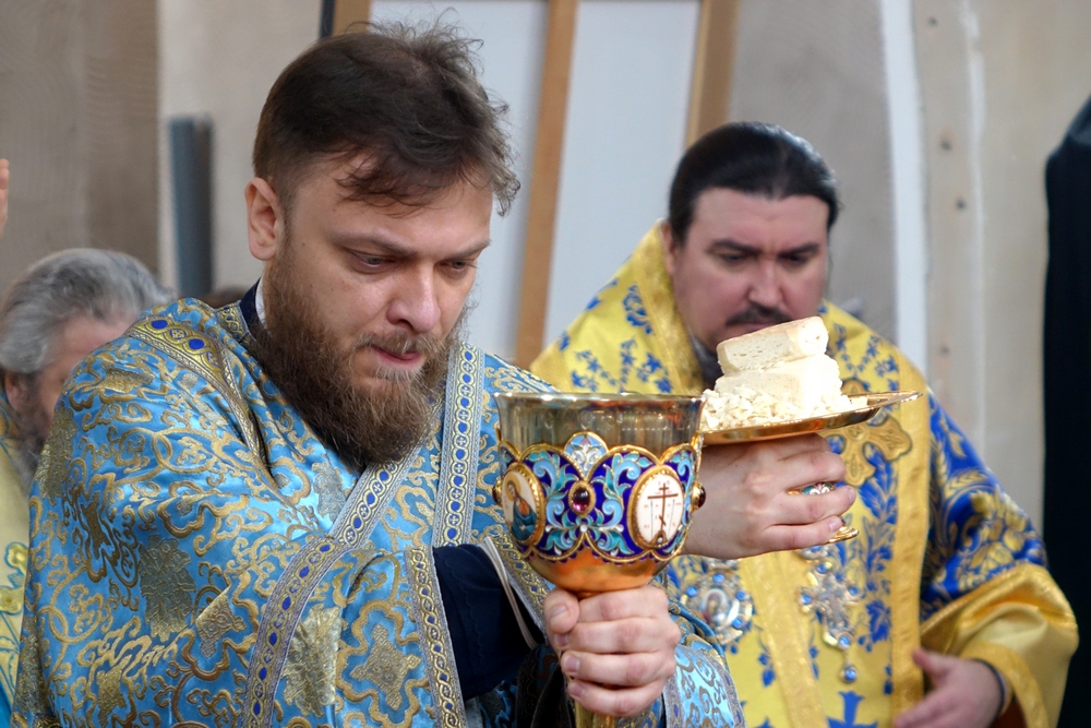 The feast of Annunciation in Supraśl monastery