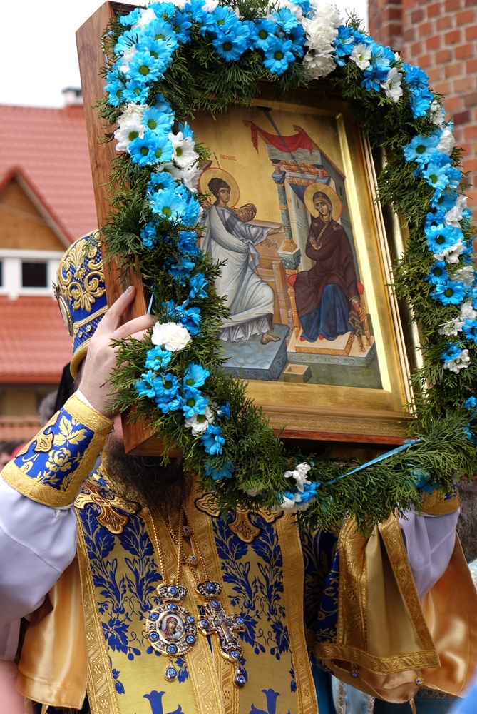 The feast of the Annunciation in Supraśl monastery