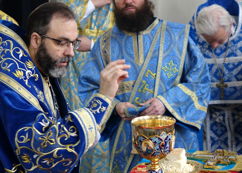 The feast of Annunciation in Supraśl monastery 