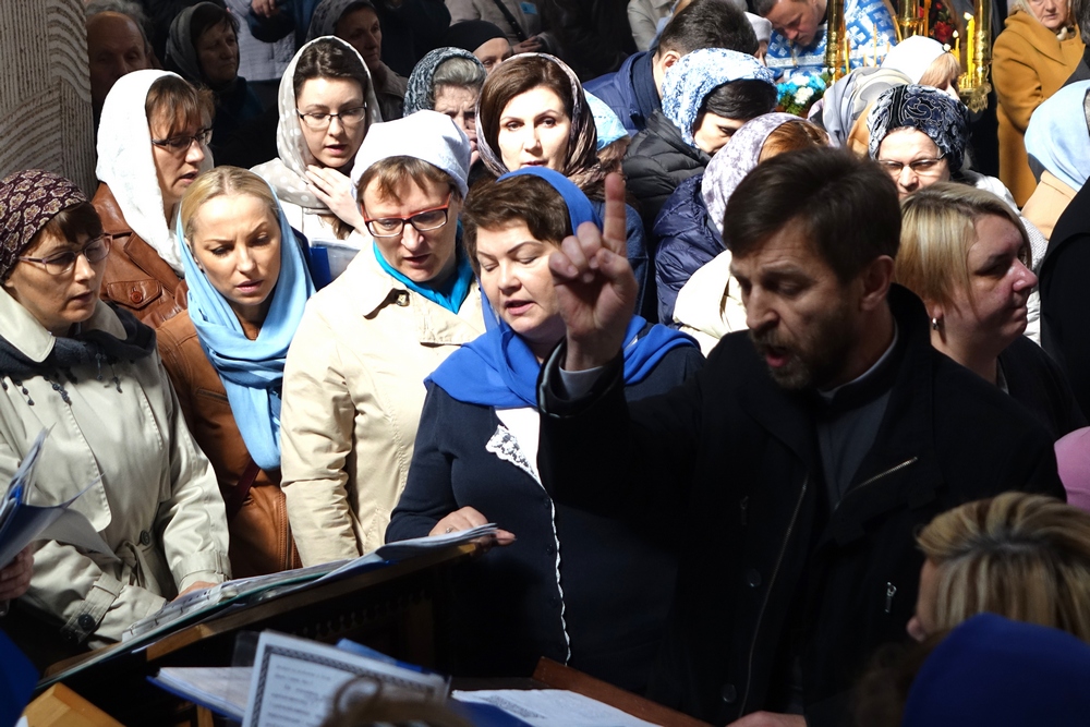 The feast of Annunciation in Supraśl monastery 