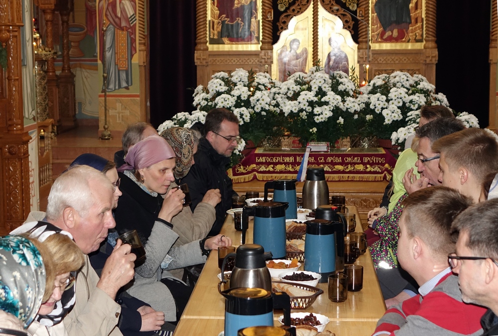 Holy Saturday in Zwierki Convent - agapa feast