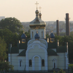 from homel 
Царква Казанскай іконы Божай Маці ў пасёлке Брылёў (Мічурынскае) 
2016-04-13 10:34:49