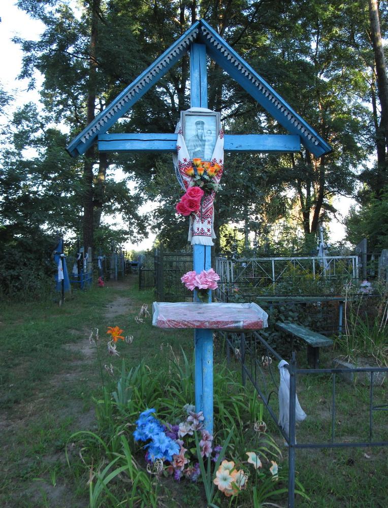 Паклонны крыж на Давыдаўскіх могілках у Гомелі.