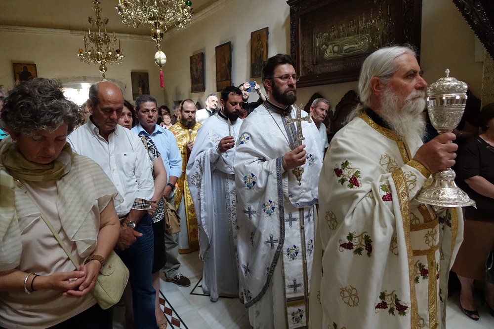 Divine Liturgy in Gonia Monastery