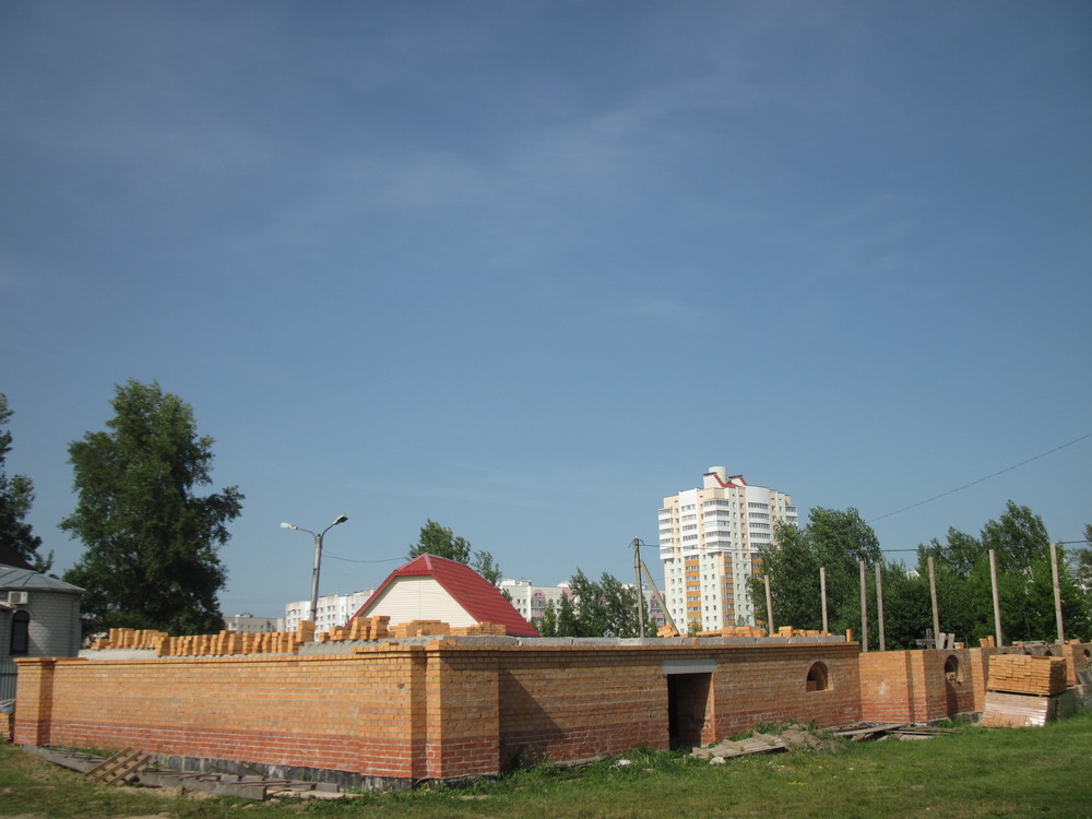 Узвядзенне новай Спаса-Праабраженскай царквы - лета 2016 г.