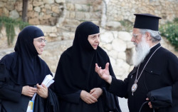 jarek 
Holy and Great Council of Orthodox Church. Jerusalem patriarch serving Divine Liturgy 
2016-06-25 06:12:21