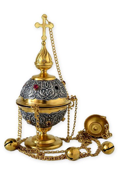 Gold and Silver Censer with Bells