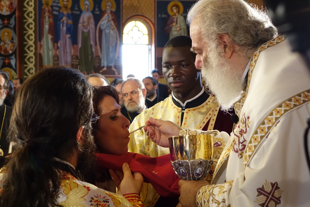 Divine Liturgy in Annunciation Catherdal in Kissamos