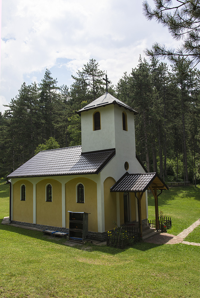 Serbian orthodox church St.John the Baptist near mineral spa Vilina Vlas-Visegrad,Republic of Srpska