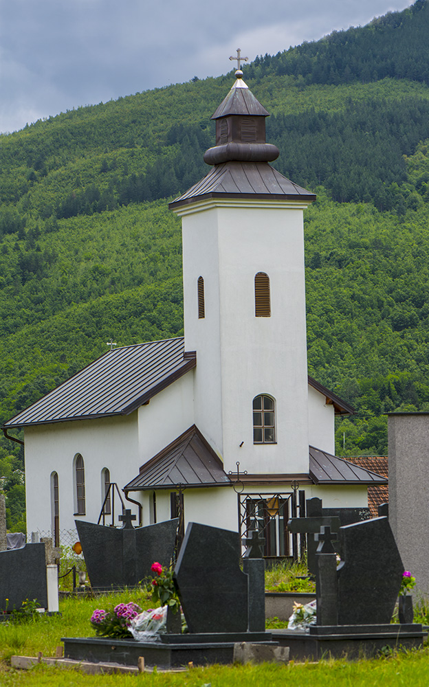 Serbian orthodox church Holy Trinity in Ustikolina,B&H