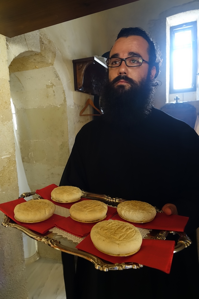 Divine Liturgy in the church od Mother of God "Gonia" in Kolymbari