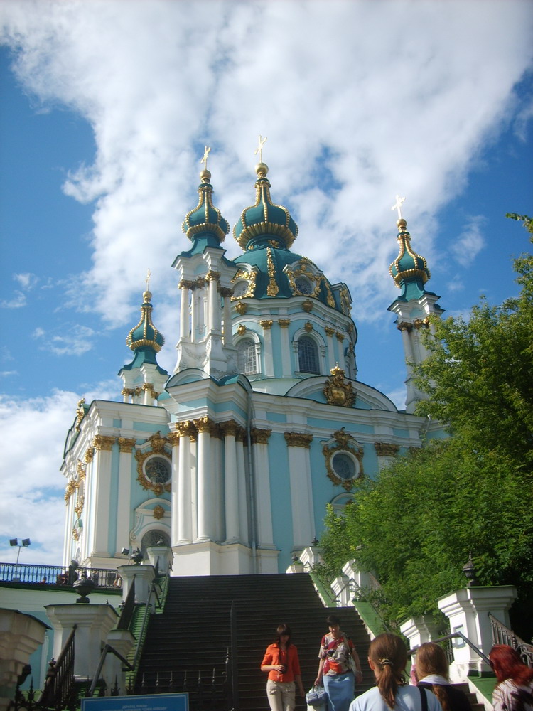 Андрэеўская царква. Кіеў.