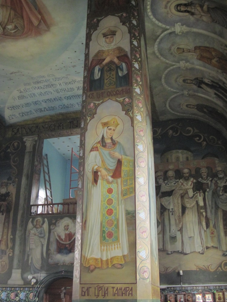 Свята-Троіцкі сабор ў Жлобіне. Роспіс. Дабраверная царыца Тамара.