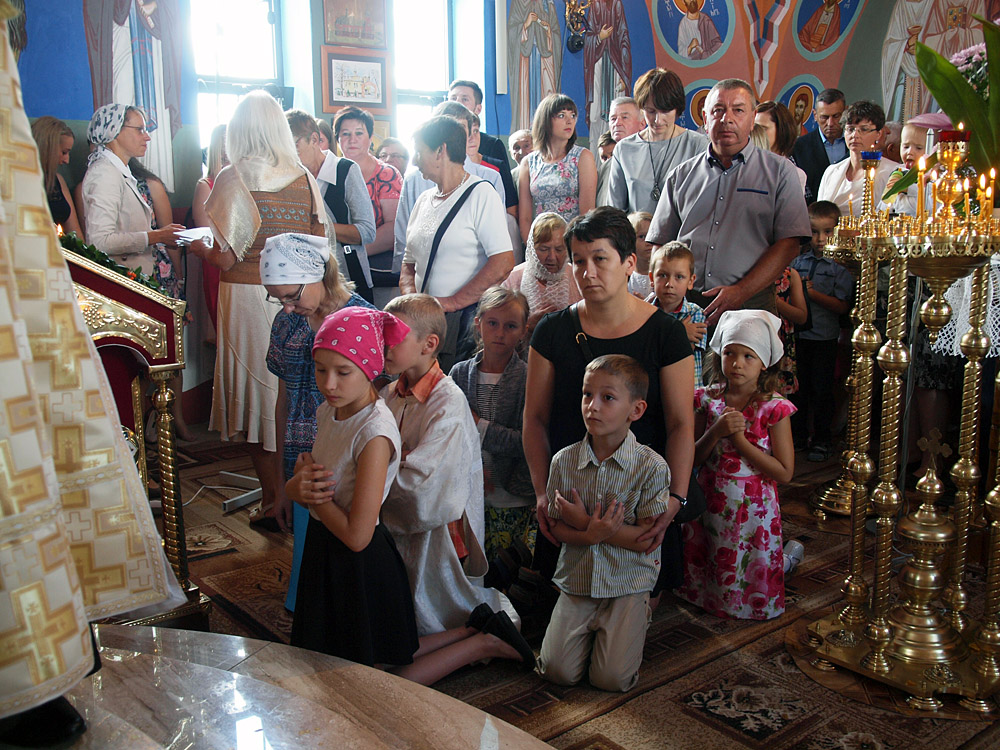 Przed eucharystią.
