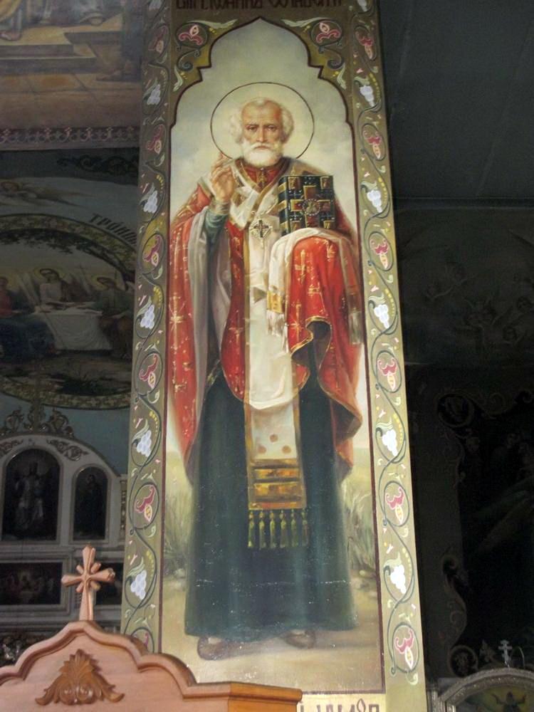 Свяціцель Мікалай. Роспіс Свята-Троіцкага сабора ў Жлобіне.