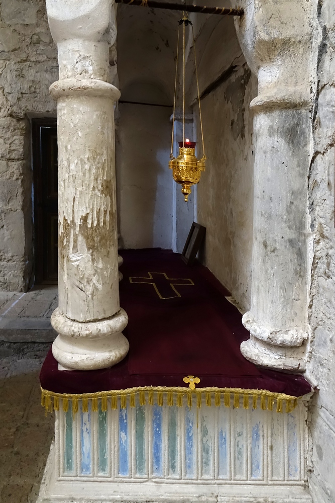 Reliquary of St. Zenon of Ikalto in his monastery