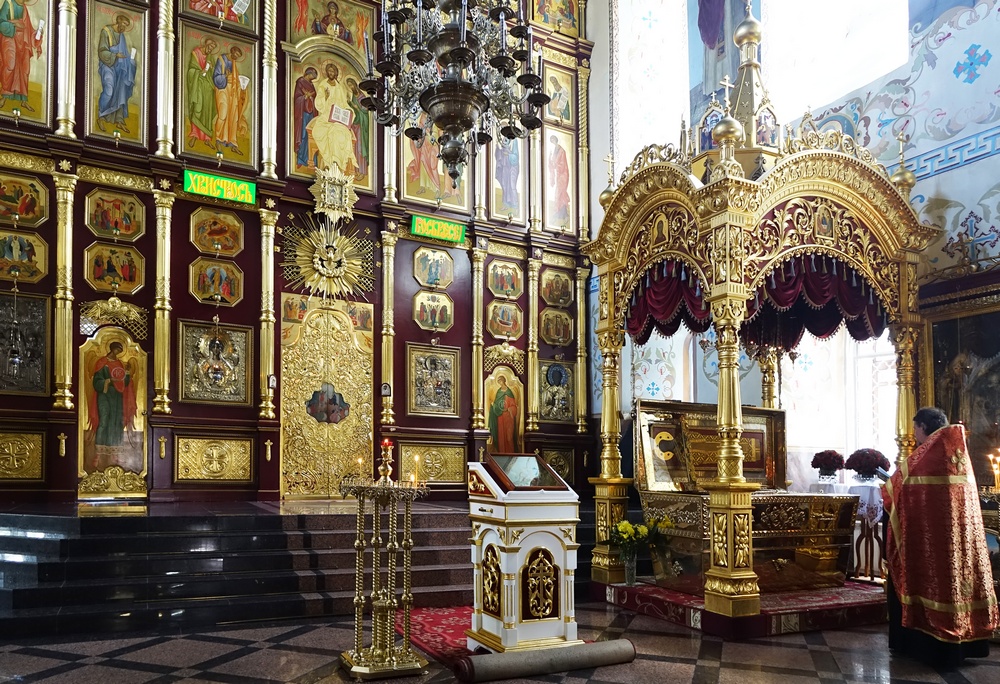 The main church of Znamienski monastery in Irkuck