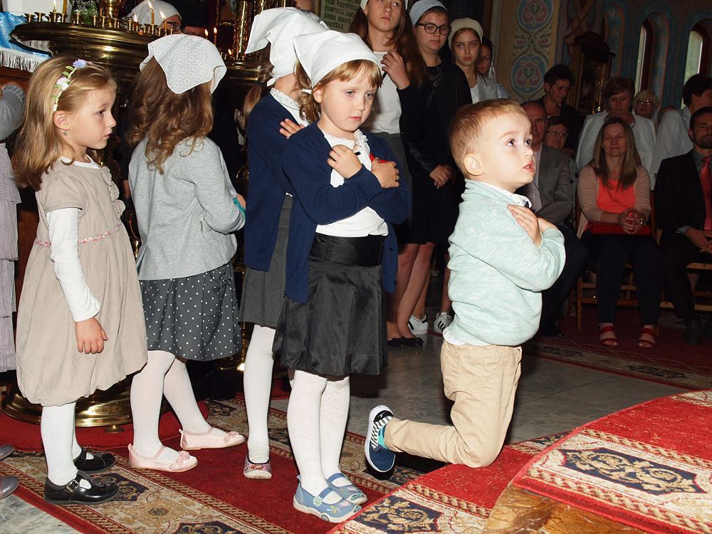 Oczekiwanie na eucharystię.