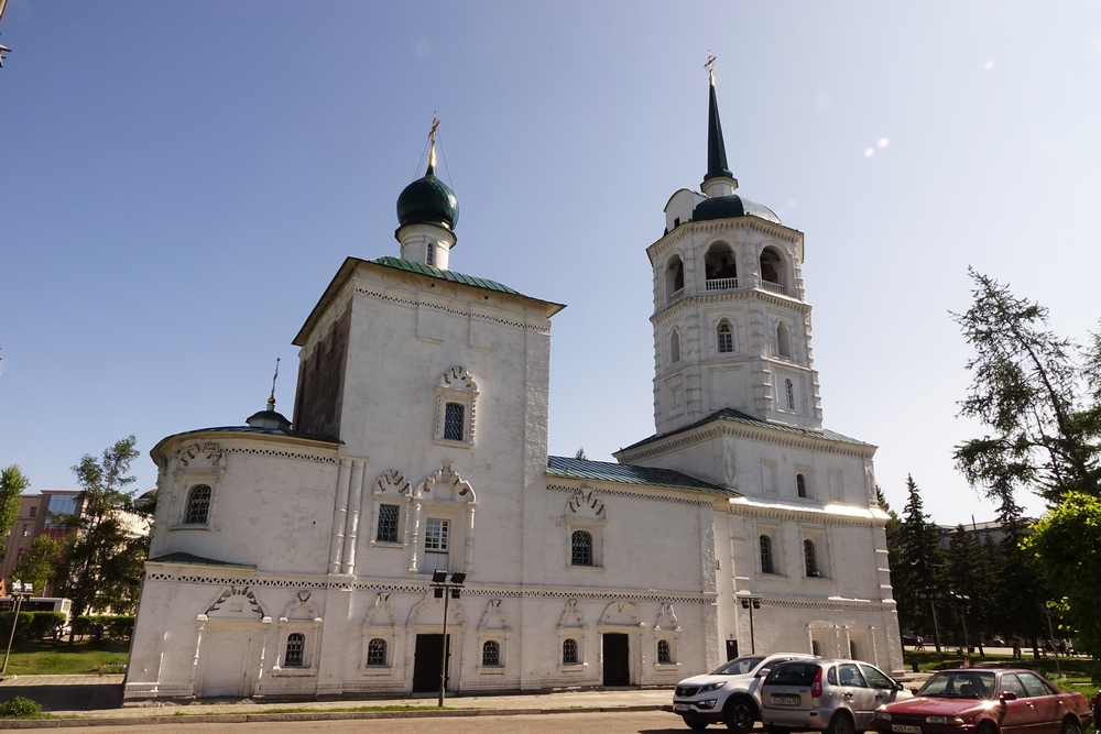 The Holy Image of the Christ church in Irkuck 