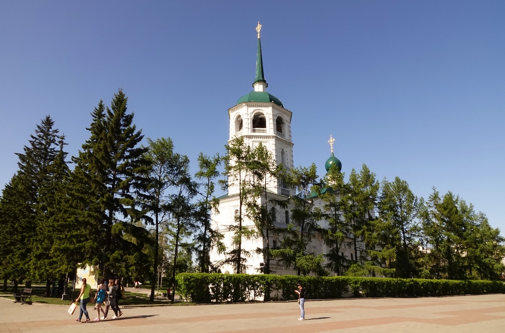 The Holy Image of the Christ church in Irkuck 