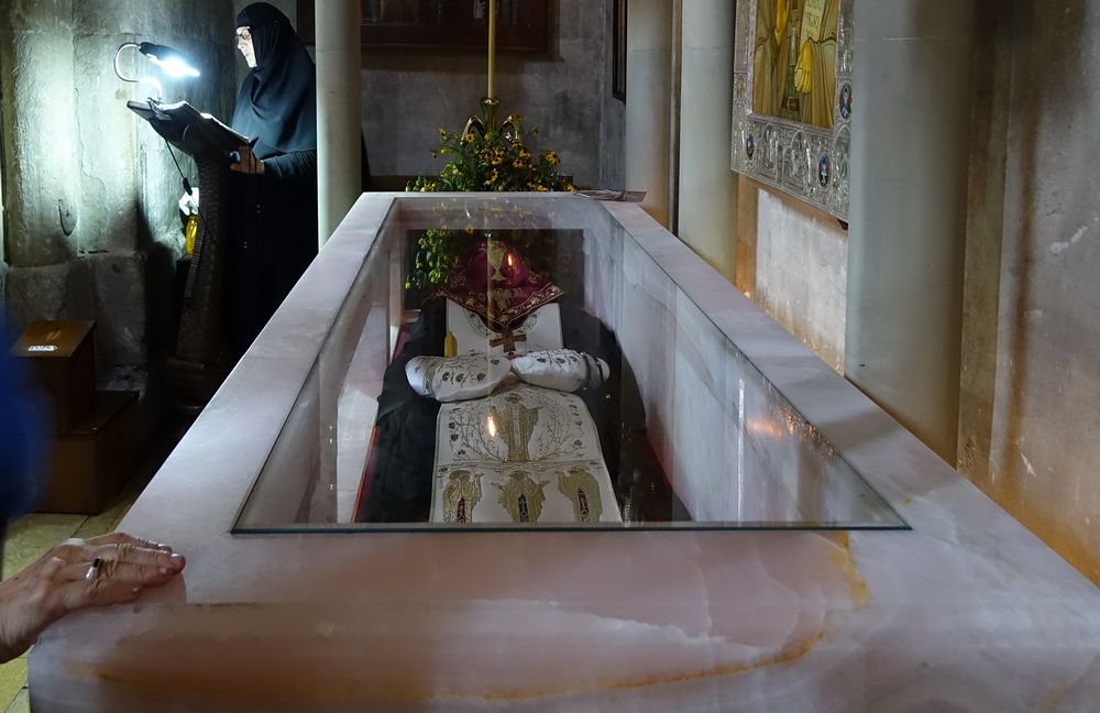 St. Gabriel Urgebadze relics in Samtavro monastery