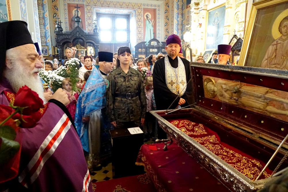 St. martyr Gabriel feast in St. Nicholas Cathedral in Bialystok