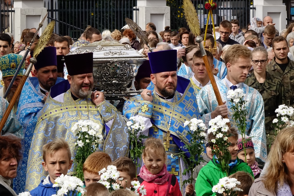 St. martyr Gabriel feast in St. Nicholas Cathedral in Bialystok