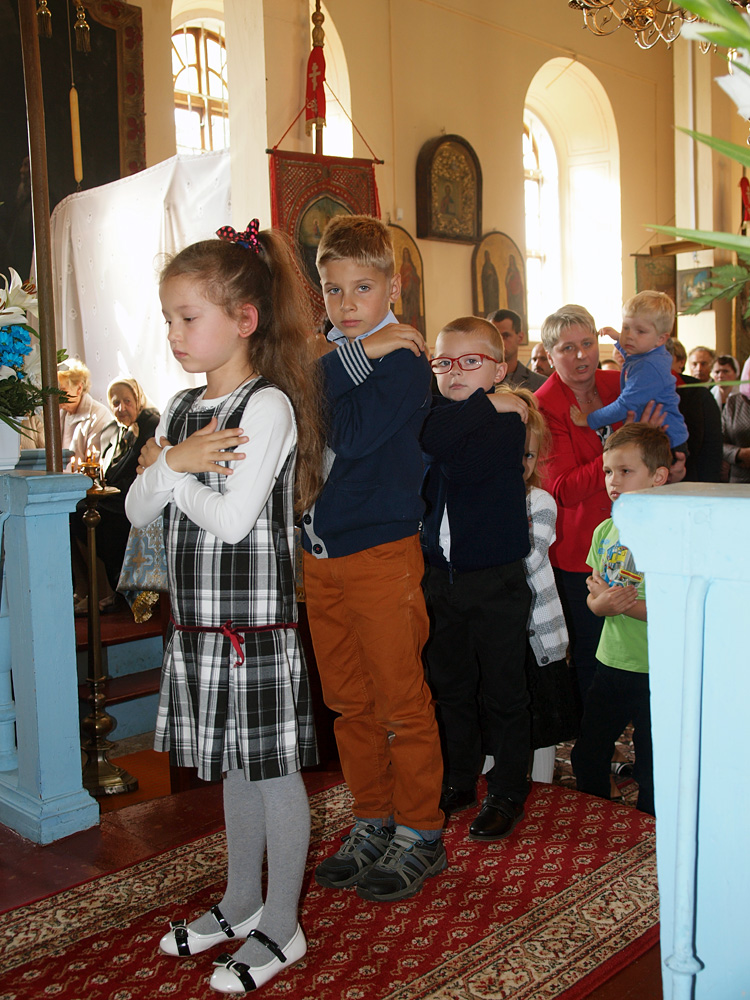 Oczekiwanie na eucharystię.