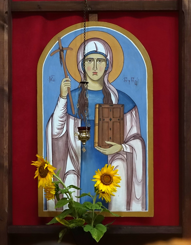 St. Nino icon in Gelati monastery