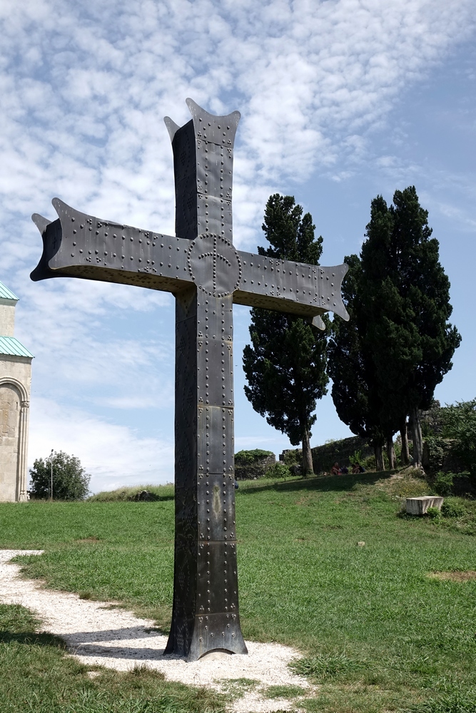 The cross in Bagrati church in Kutaisi