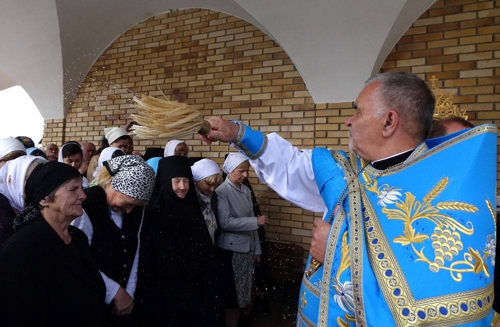 The procession in Zwierki Convent