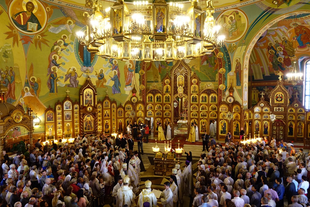 Divine Liturgy in Holy Spirit church in Bialystok