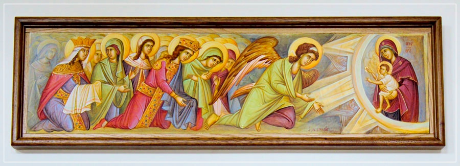 Архангел Михаил в необычном сюжете / Archangel Michael in extraordinary icon story