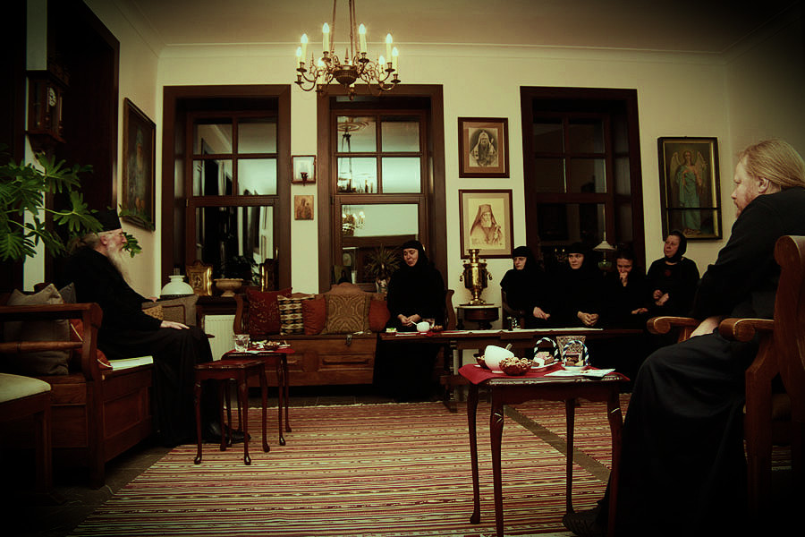 Беседа с архимандритом Симеоном / Conversation with archimandrite Simeon (Gagatik) in Olshanka