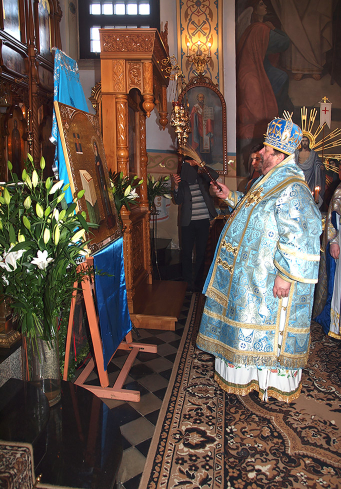 Poświęcenie ikony.