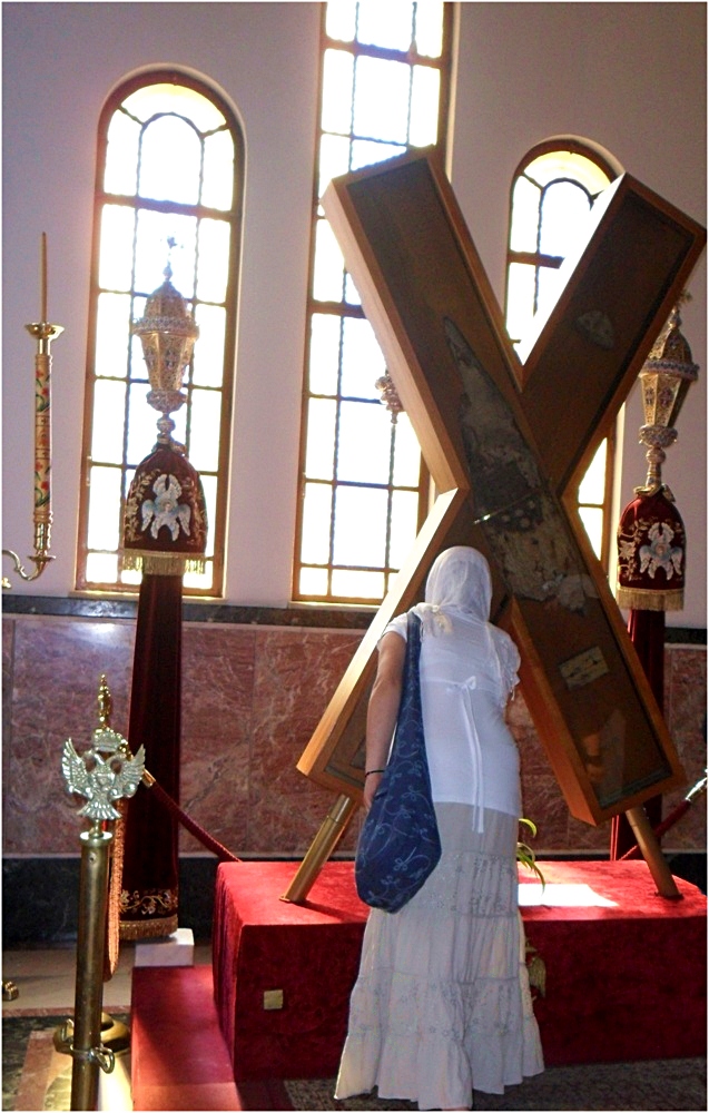 Cross of Saint Andrew - in Patras