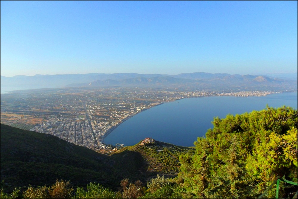 View from a monastery to another monastery...