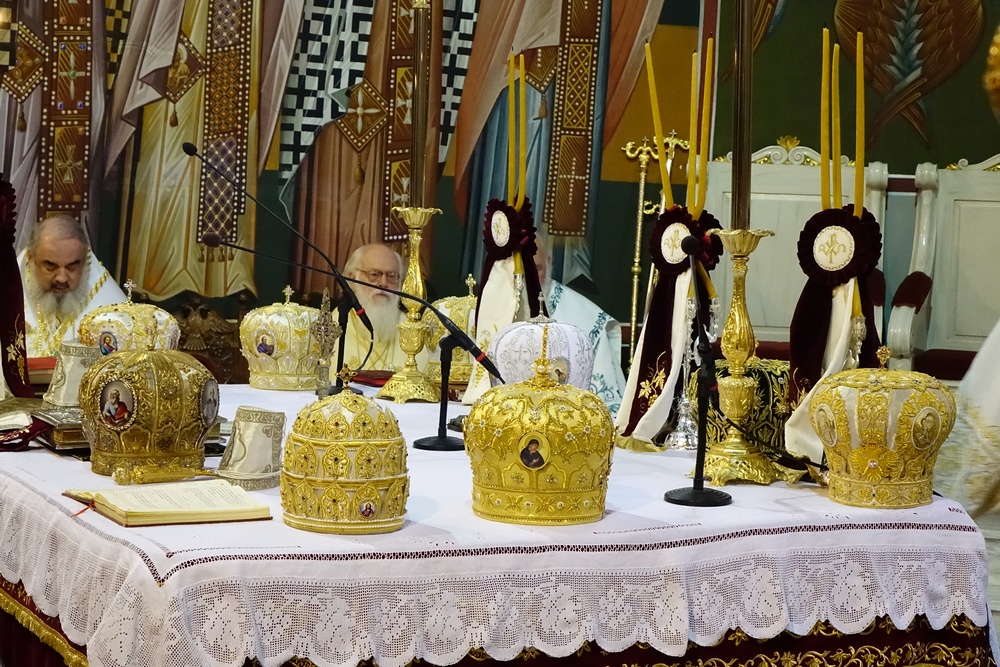 The Divine Liturgy in St. Menas cathedral in Heraklion