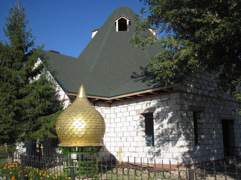 Узвядзенне царквы св. арх. Міхаіла ў Церахоўцы.