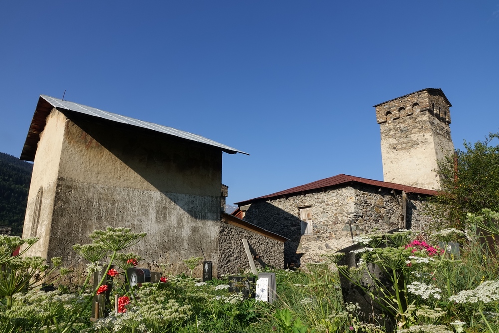 Orthodox church in Landzeri, Svanatia