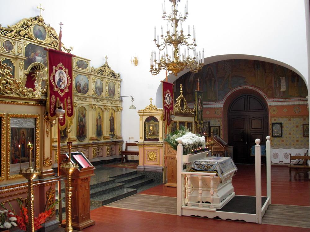 Свята-Мікольская манастырская царква ў Гомелі. На Успенне.