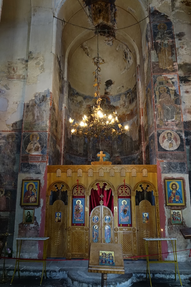 Interior of Gremi monastery church 