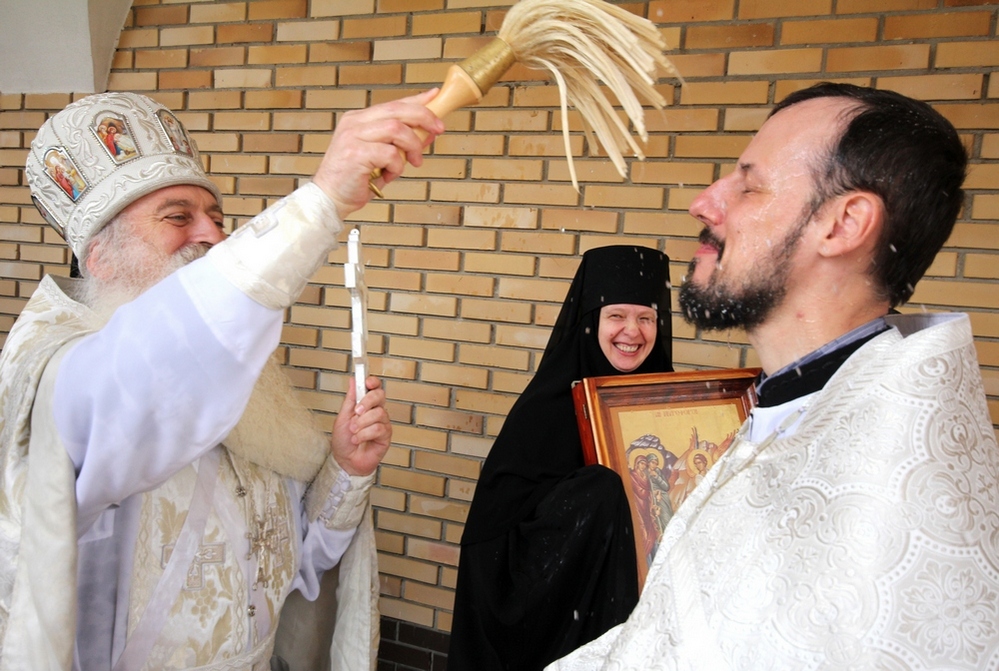 The procession in Zwierki Convent