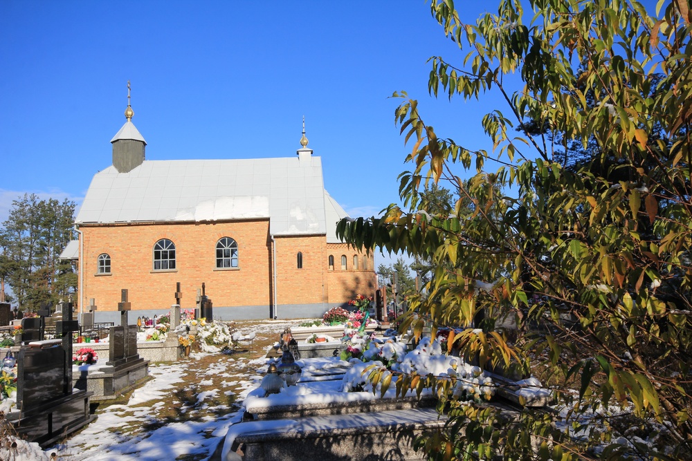The cementary chapel in Ploski