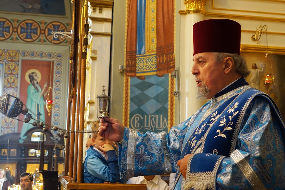 St. martyr Gabriel feast in St. Nicholas Cathedral in Bialystok