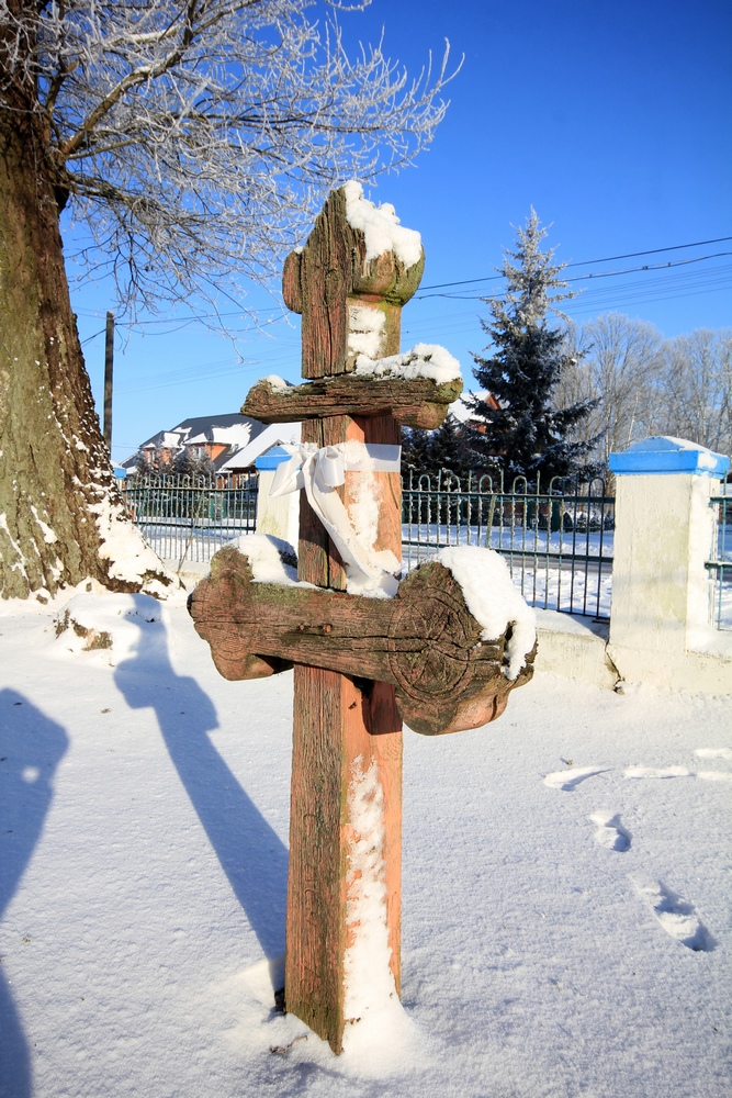 An old cross in Stary Kornin