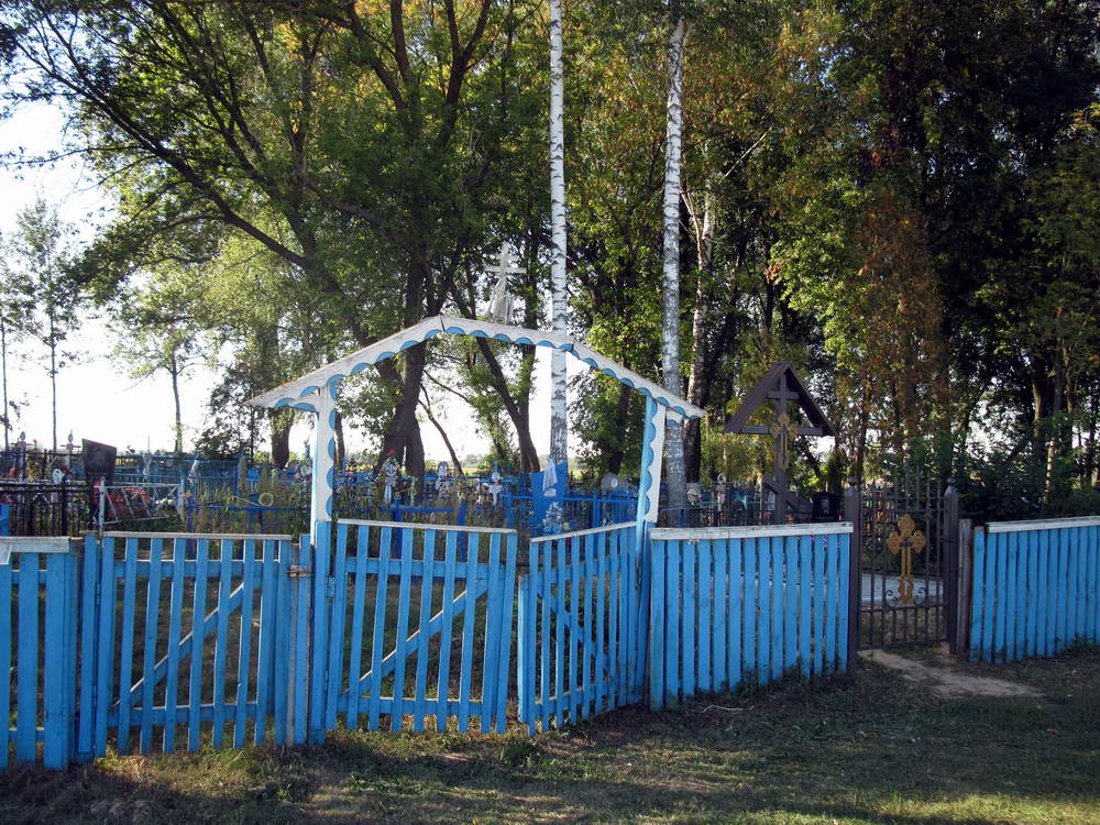 Могілкі ў Лапаціна.