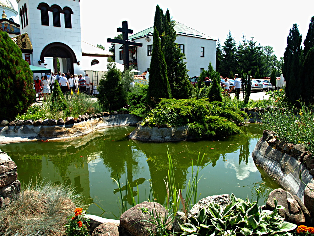 Monasterski mały park w Jabłecznej.